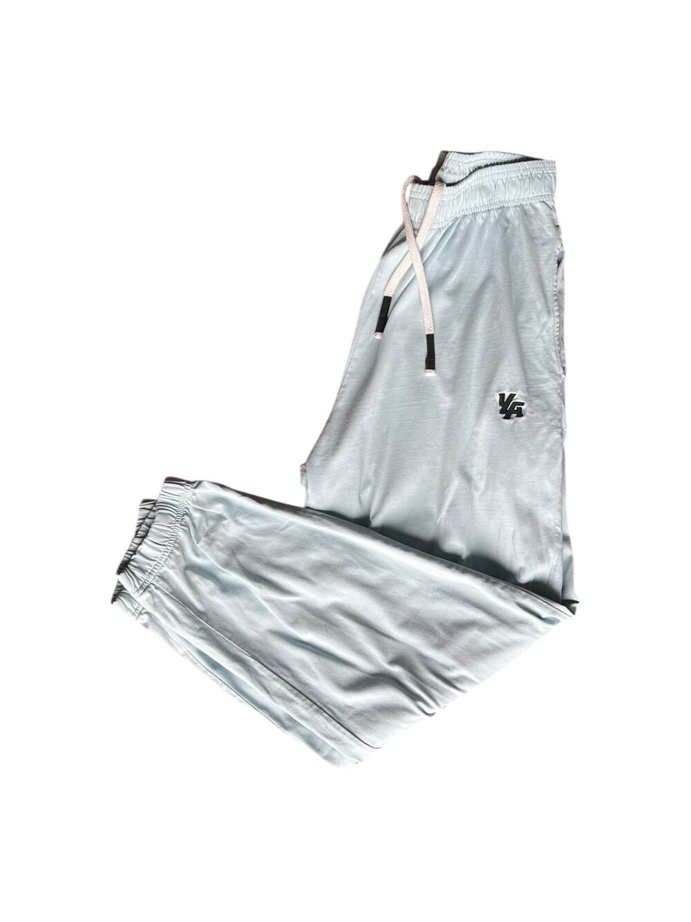 YoungLA Alpine Puffy Pants Light Blue Men's Size L Joggers Lined Outdoors